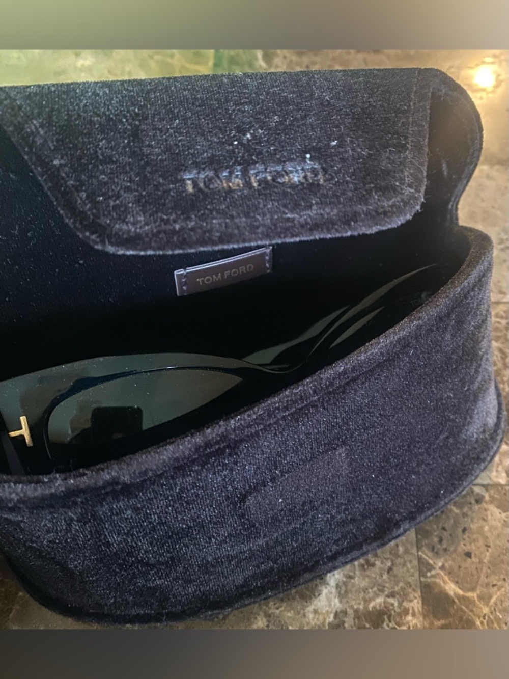 Tom Ford Anoushka TF371 01B Oversized Sunglasses Black Italy Designer - Picture 7 of 7